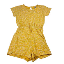 Load image into Gallery viewer, Girls Anko, yellow cotton playsuit, small marks on back, FUC, size 10,  