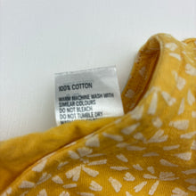 Load image into Gallery viewer, Girls Anko, yellow cotton playsuit, small marks on back, FUC, size 10,  