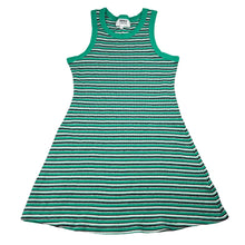Load image into Gallery viewer, Girls Seed, striped stretchy sleeveless dress, GUC, size 10, L: 62cm