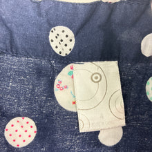 Load image into Gallery viewer, Girls Target, lined navy &amp; white cotton dress, GUC, size 4, L: 65cm