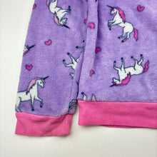 Load image into Gallery viewer, Girls Anko, fleece winter pyjama top, discolouration on cuffs, FUC, size 14,  