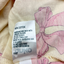 Load image into Gallery viewer, Girls Anko, soft feel cotton dress, bows, EUC, size 9, L: 65cm