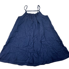 Load image into Gallery viewer, Girls GAP, lined navy cotton summer dress, FUC, size 4, L: 55cm