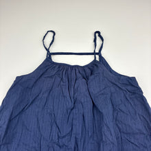 Load image into Gallery viewer, Girls GAP, lined navy cotton summer dress, FUC, size 4, L: 55cm