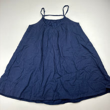Load image into Gallery viewer, Girls GAP, lined navy cotton summer dress, FUC, size 4, L: 55cm