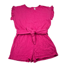 Load image into Gallery viewer, Girls KID, pink cotton playsuit, GUC, size 7,  