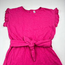Load image into Gallery viewer, Girls KID, pink cotton playsuit, GUC, size 7,  