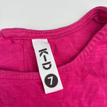 Load image into Gallery viewer, Girls KID, pink cotton playsuit, GUC, size 7,  