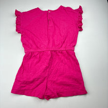 Load image into Gallery viewer, Girls KID, pink cotton playsuit, GUC, size 7,  