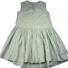 Load image into Gallery viewer, Girls Anko, lined embroidered cotton sleeveless dress, EUC, size 9, L: 67cm at front