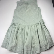 Load image into Gallery viewer, Girls Anko, lined embroidered cotton sleeveless dress, EUC, size 9, L: 67cm at front