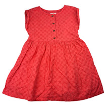 Load image into Gallery viewer, Girls Cat &amp; Jack, lined broderie cotton dress, EUC, size 5, L: 54cm