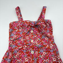 Load image into Gallery viewer, Girls Cotton On, lined floral cotton summer dress, EUC, size 8, L: 65cm