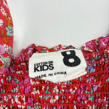 Load image into Gallery viewer, Girls Cotton On, lined floral cotton summer dress, EUC, size 8, L: 65cm