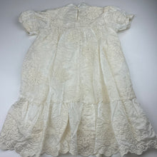 Load image into Gallery viewer, Girls BLUE PAPA, lined floral embroidered dress, EUC, size 8, L: 65cm