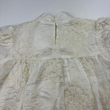 Load image into Gallery viewer, Girls BLUE PAPA, lined floral embroidered dress, EUC, size 8, L: 65cm