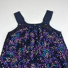 Load image into Gallery viewer, Girls Cotton On, cotton lined sequin party dress, no size, armpit to armpit: 29.5cm, GUC, size 4-5, L: 55cm