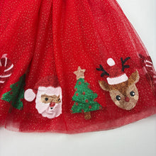 Load image into Gallery viewer, Girls Anko, tulle &amp; glitter Christmas party dress, NEW, size 7, L: 64cm