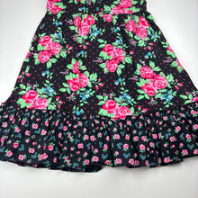 Load image into Gallery viewer, Girls Pumpkin Patch, lined floral cotton dress, EUC, size 10, L: 70cm