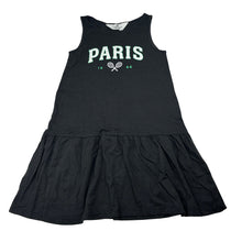 Load image into Gallery viewer, Girls H&amp;M, grey cotton summer dress, EUC, size 7-8, L: 60cm
