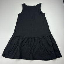 Load image into Gallery viewer, Girls H&amp;M, grey cotton summer dress, EUC, size 7-8, L: 60cm