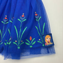 Load image into Gallery viewer, Girls Disney, Frozen, Anna dress / costume **small holes front tulle**, no size, armpit to armpit: 27cm, FUC, size 4-5, L: 57cm