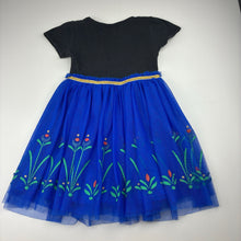 Load image into Gallery viewer, Girls Disney, Frozen, Anna dress / costume **small holes front tulle**, no size, armpit to armpit: 27cm, FUC, size 4-5, L: 57cm