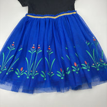 Load image into Gallery viewer, Girls Disney, Frozen, Anna dress / costume **small holes front tulle**, no size, armpit to armpit: 27cm, FUC, size 4-5, L: 57cm