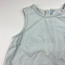 Load image into Gallery viewer, Girls Seed, blue denim sleeveless top, FUC, size 12,  