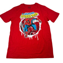 Load image into Gallery viewer, Boys Marvel, Spiderman t-shirt / top, EUC, size 10-12,  