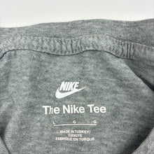 Load image into Gallery viewer, Unisex Nike, grey marle cotton tee / top, GUC, size 12-13,  