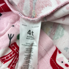 Load image into Gallery viewer, Girls Carters, cotton Christmas pyjama top, EUC, size 4,  