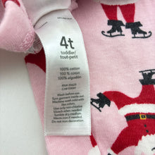 Load image into Gallery viewer, Girls Carters, cotton Christmas pyjamas, EUC, size 4,  