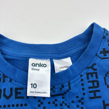 Load image into Gallery viewer, Boys Anko, pyjama tee / top, gaming, EUC, size 10,  
