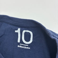 Load image into Gallery viewer, Boys Brilliant Basics, navy cotton long sleeve tee / top, gaming, GUC, size 10,  