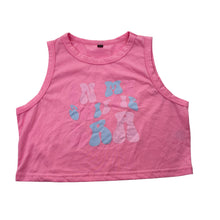 Load image into Gallery viewer, Girls pink, cropped sleeveless top, Swiftie, EUC, size 14,  