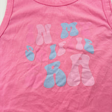 Load image into Gallery viewer, Girls pink, cropped sleeveless top, Swiftie, EUC, size 14,  