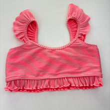 Load image into Gallery viewer, Girls Cotton On, pink &amp; silver stripe swim set, EUC, size 8,  