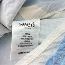 Load image into Gallery viewer, Girls Seed, cotton lined linen / viscose waistcoat / vest, GUC, size 8,  