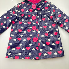 Load image into Gallery viewer, Girls Pink Sugar, lined raincoat / waterproof jacket, GUC, size 2,  