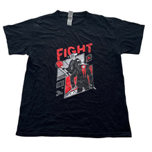 Load image into Gallery viewer, Boys Gildan, black cotton tee / top, armpit to armpit: 40cm, GUC, size 10-12,  