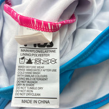 Load image into Gallery viewer, Girls FILA, long sleeve swim one-piece, light mark front right, FUC, size 12,  