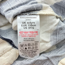 Load image into Gallery viewer, Boys RIVER ISLAND, viscose short sleeve shirt, GUC, size 4-5,  