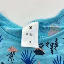 Load image into Gallery viewer, Girls Target, cotton tee / top, mermaids, EUC, size 5,  