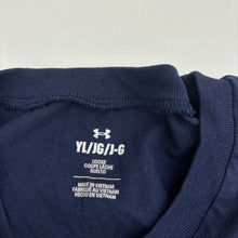 Load image into Gallery viewer, Boys Under Armour, navy loose fit sports / activewear top, Sz: YL, GUC, size 12-14,  
