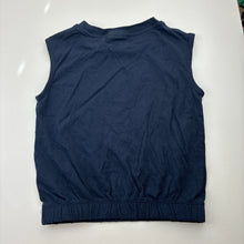 Load image into Gallery viewer, Girls FILA, navy cotton sleeveless top, EUC, size 8,  