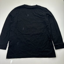 Load image into Gallery viewer, Boys Colours of Cotton, black cotton long sleeve top, basketball, EUC, size 10,  