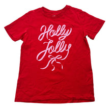 Load image into Gallery viewer, Girls Anko, red cotton Christmas tee / top, EUC, size 8,  
