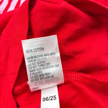 Load image into Gallery viewer, Girls Anko, red cotton Christmas tee / top, EUC, size 8,  