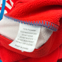 Load image into Gallery viewer, Girls SUNCORP SUPER NETBALL, NSW Swifts fleece lined hoodie sweater, small mark on front, FUC, size 10,  